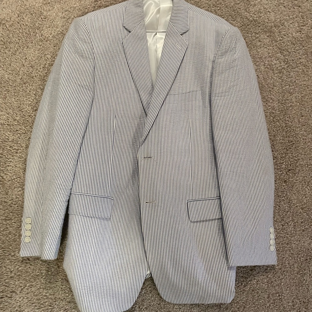 Seersucker Blazer